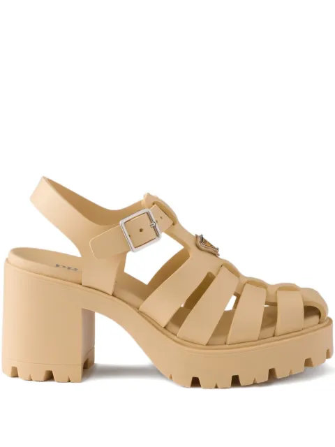 Prada rubber platform sandals Neutrals 1X267OF0903LKK