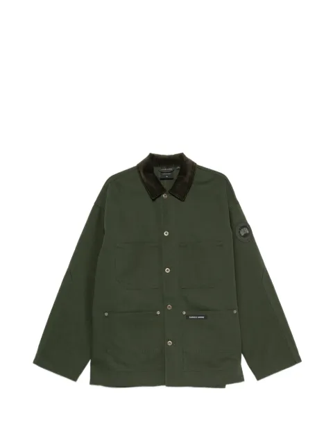 Canada Goose Beaumont corduroy-collar coat Green 2654MT