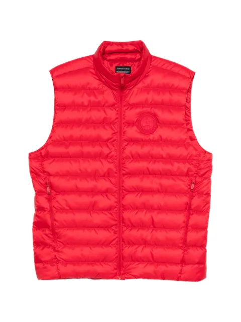 Canada Goose Stratus quilted zip-fastening gilet Red 2490MT