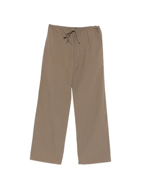 Matteau Drawcord straight-leg trousers Brown DCPTR