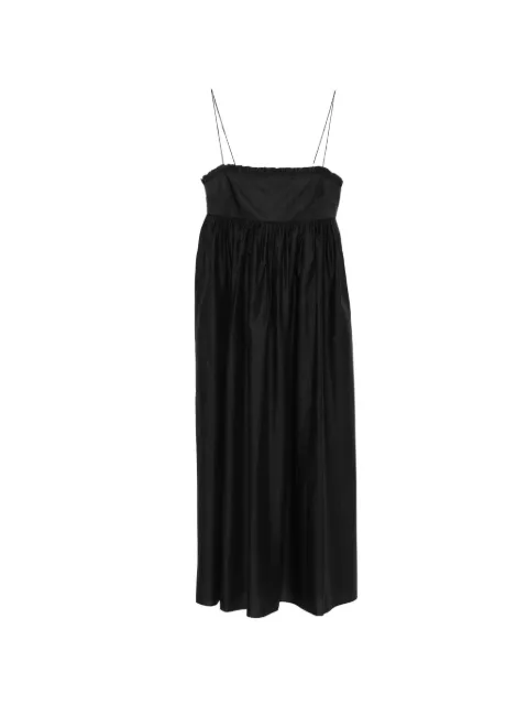 Matteau Empire frill dress Black EFMDRPL