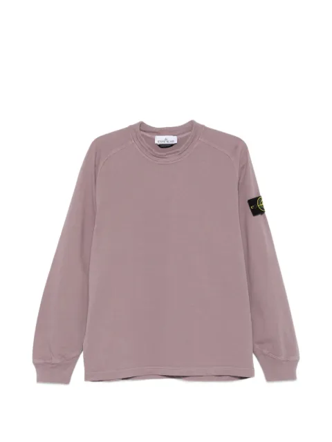 Stone Island 6100030 heavy organic cotton jersey sweatshirt Purple L1S156100030S0B50