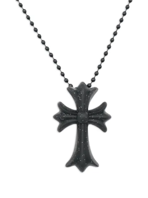 Chrome Hearts Cross-pendant necklace Black CHRM0469
