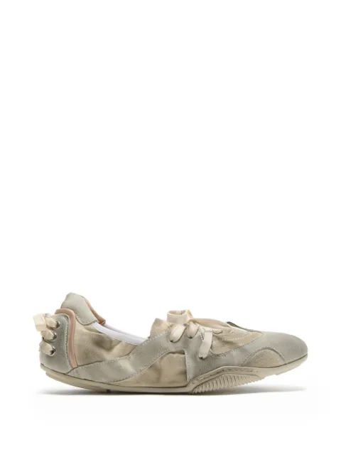 Acne Studios lace-up suede shoes Grey AD0925