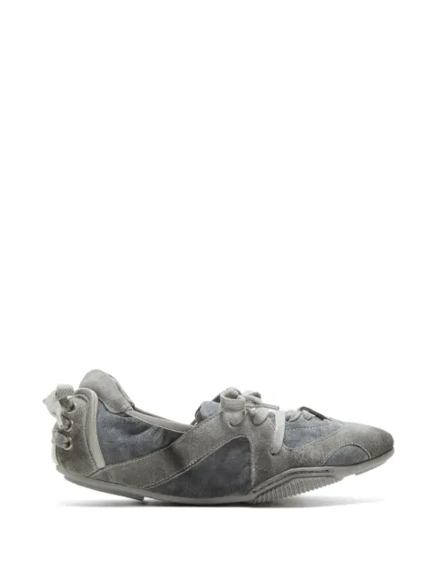 Acne Studios lace-up suede shoes Grey AD0925