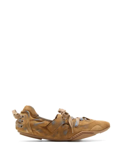 Acne Studios lace-up suede shoes Neutrals AD0923