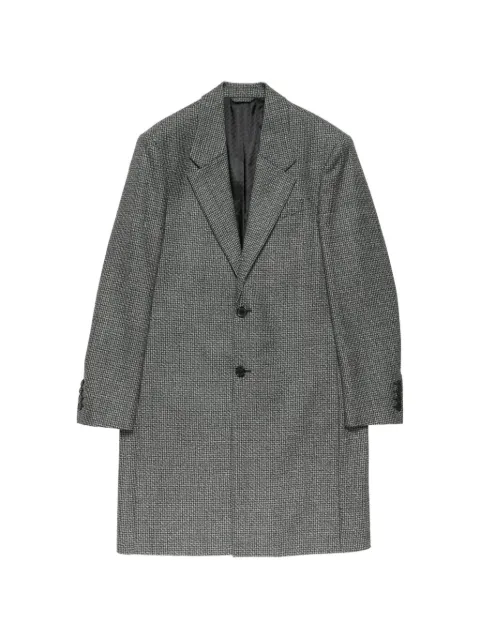 Acne Studios single-breasted wool overcoat Grey B90884