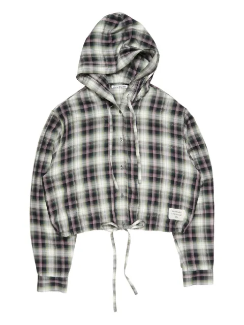 Acne Studios hooded overshirt Black AC0736