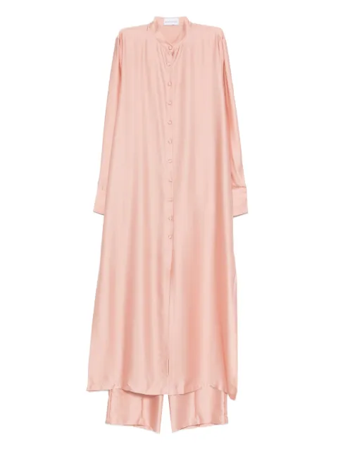 SILKYLICIOUS silk top and trousers set Pink I38527