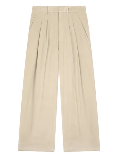 DONDUP Eloise pleated trousers Neutrals DP843VS0916XXX010