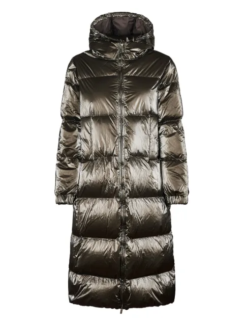 K-Way hooded padded jacket Brown K7136LWB38