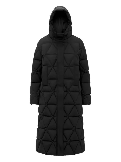 K-Way Ruenne quilted hooded coat Black K7136JWAT0