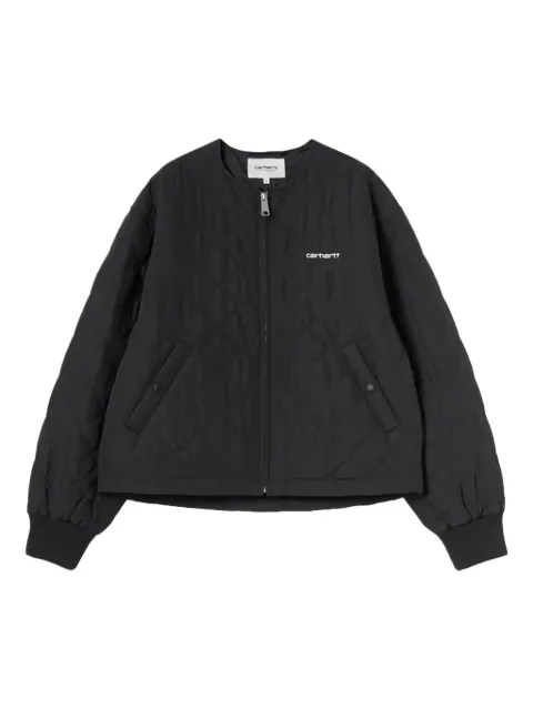 Carhartt WIP quilted buttoned puffer jacket Black I0353760D2XX