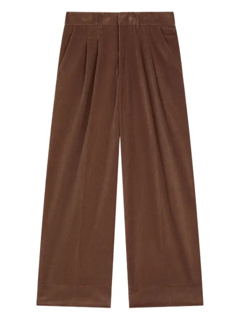 DONDUP Eloise pleated trousers Brown DP843VS0916XXX532