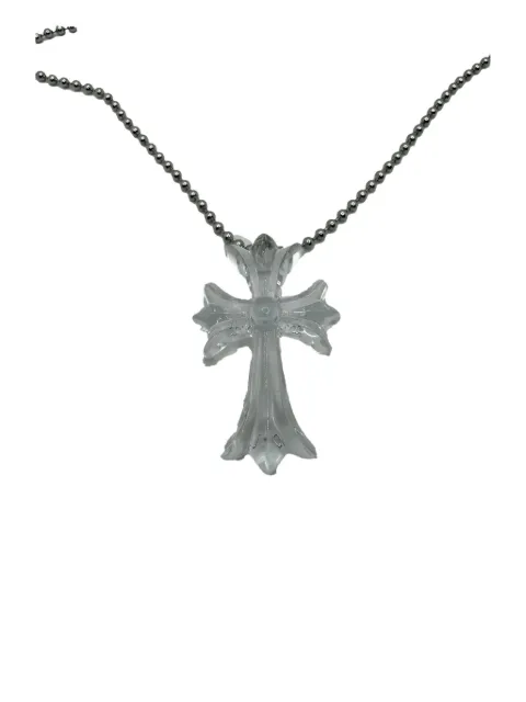 Chrome Hearts cross-pendant necklace Silver CHRM0468