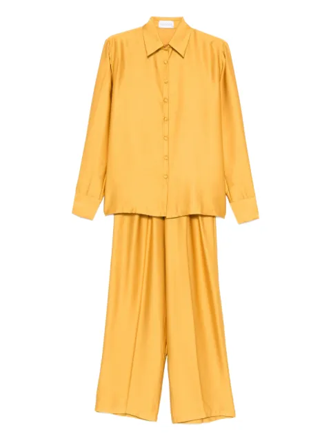 SILKYLICIOUS silk pyjama set Yellow I39008