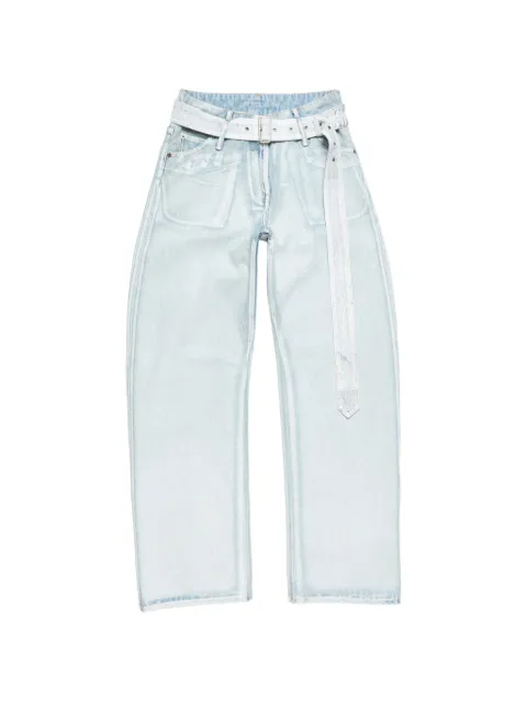 Acne Studios belted jeans Blue AK1022