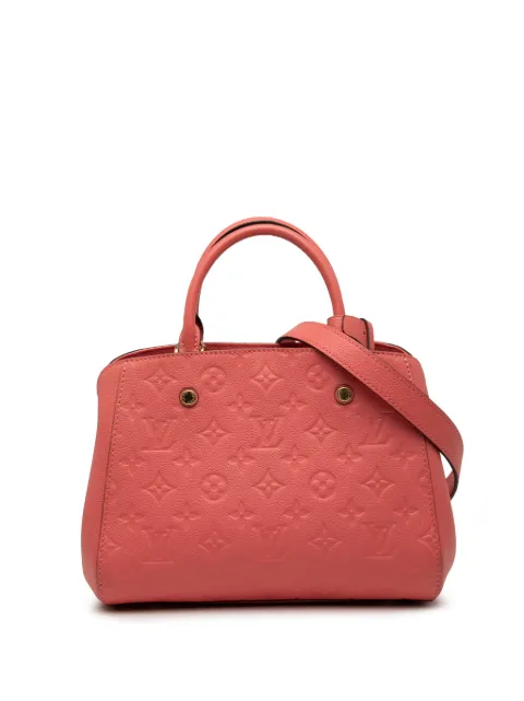 Louis Vuitton Pre-Owned 2016 Monogram Empreinte Montaigne BB satchel Pink NLLKGJFF26W02AM4