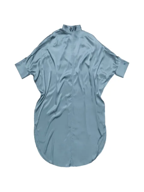 Acne Studios satin tunic dress Blue A20913