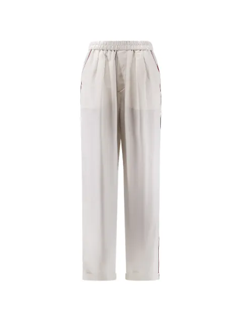 TOM FORD silk trousers Grey PAW682FAX1717