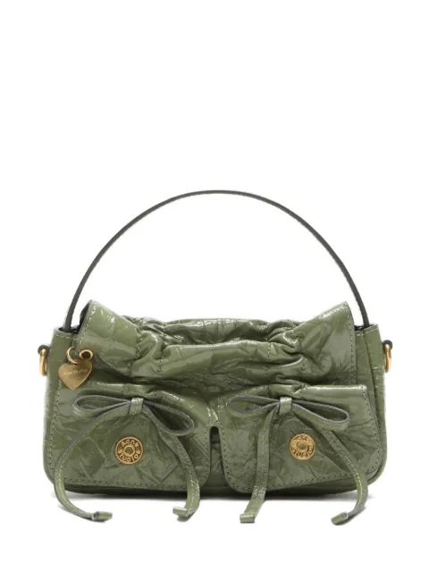 Acne Studios bow-embellishment tote bag Green A10500