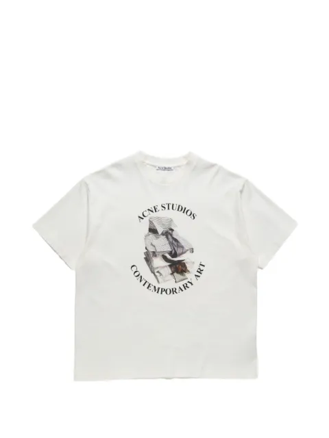 Acne Studios printed T-shirt relaxed Neutrals AL0534PS26AEG