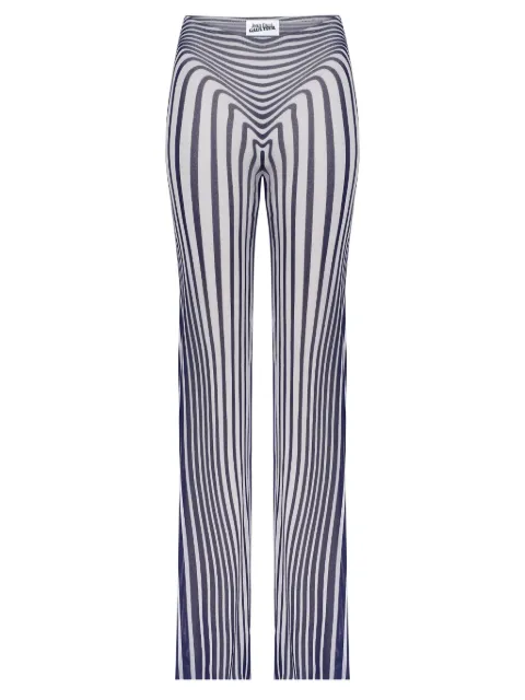 Jean Paul Gaultier The Body Morphing elasticated trousers White 2601WTR067M019P