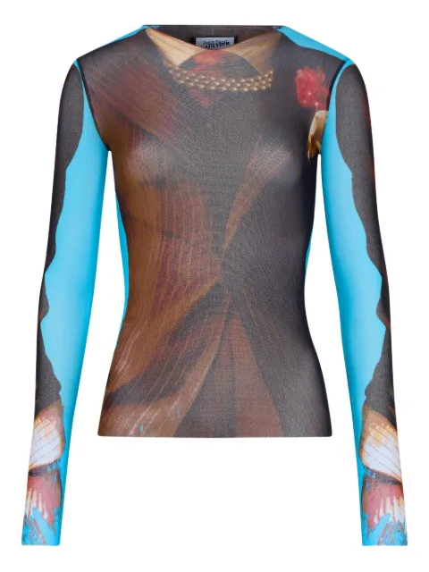 Jean Paul Gaultier Re-editionlong-sleeves top Brown 2601WTO458M027P