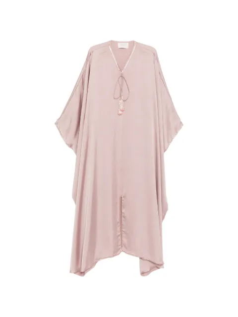 SHATHA ESSA tassel-embellished maxi dress Pink RD2618