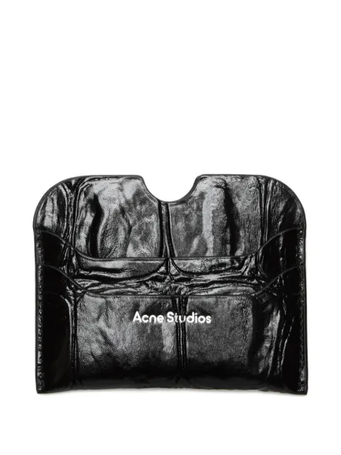 Acne Studios leather card holder Black CG0307
