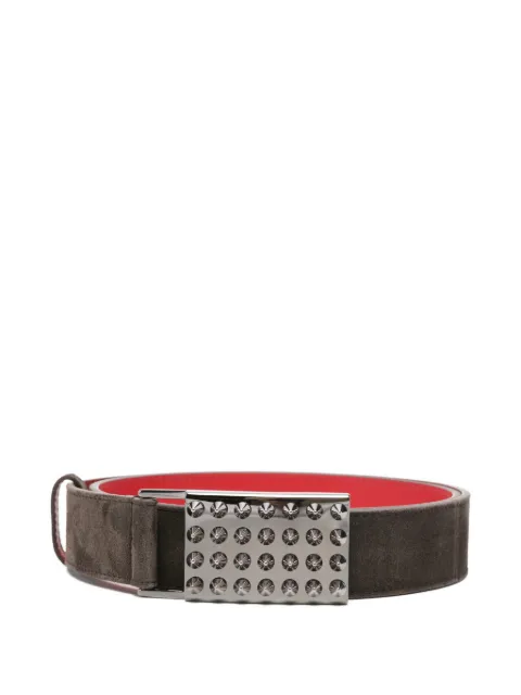 Christian Louboutin Funky studded belt Brown 32551977201