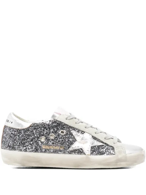 Golden Goose star-motif lace-up sneakers Black GWF00101F004287