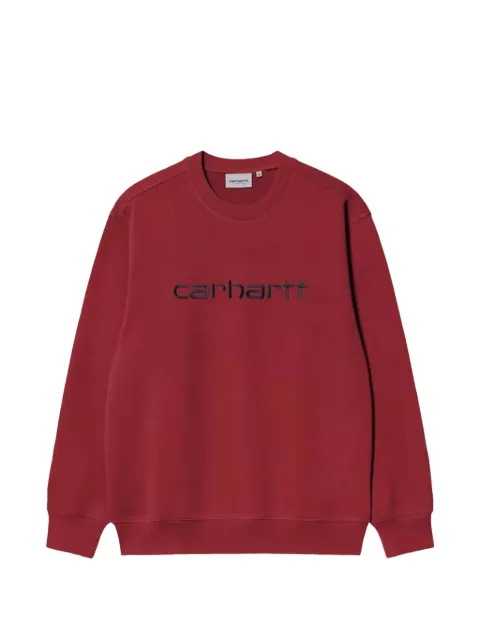 Carhartt WIP logo-embroidered sweater Red I030546