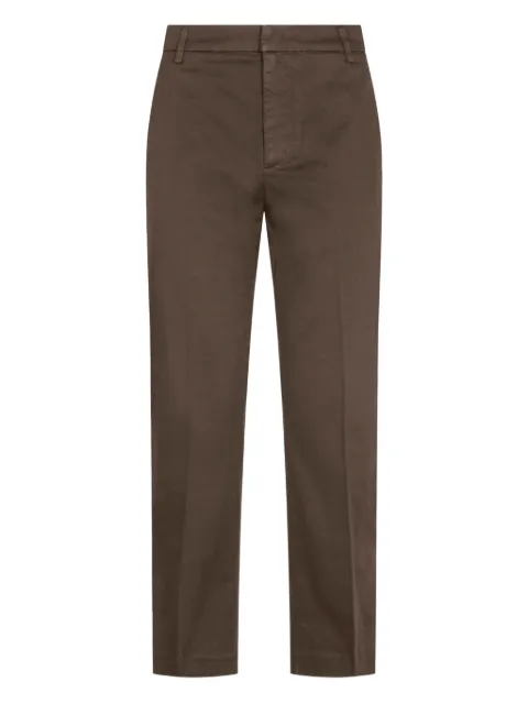 DONDUP welt-pockets trousers Brown DP576ZGSE043PTD737