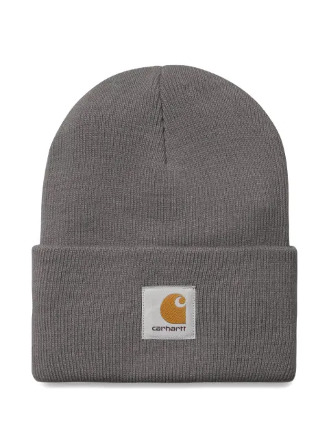 Carhartt WIP logo-patch beanie hat Grey I020222