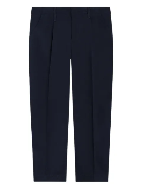 DONDUP pleated belt-loops trousers Blue UP669AF0047XXX890