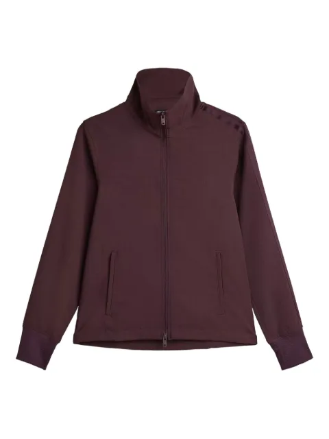 Y-3 stripe-detail zip-fastening sweatshirt Red KA9491SHAMAR