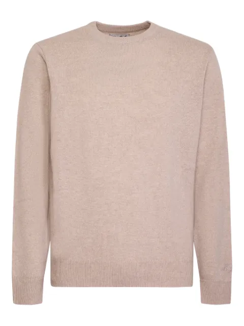 MC2 Saint Barth Regent logo-embroidered sweater Neutrals REGE011