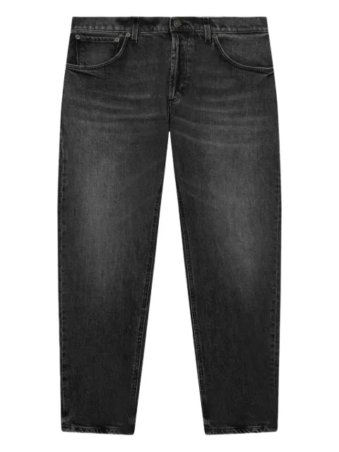 DONDUP button-fastening five-pockets jeans Black UP434DSE377LO1999