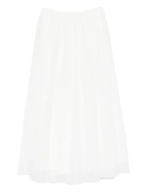Brunello Cucinelli Silk maxi skirt White M0F91G3967C100