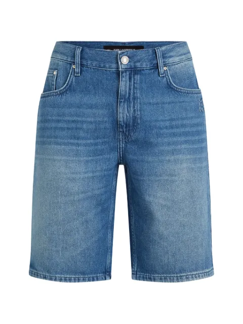 Karl Lagerfeld straight denim shorts Blue B2M100321CL