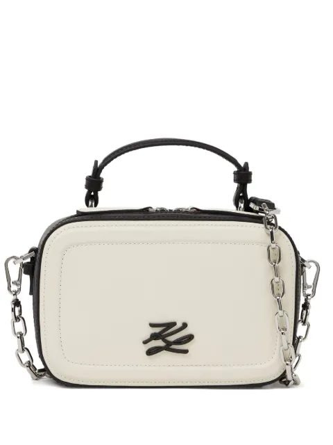 Karl Lagerfeld K/Autograph leather cross body bag Neutrals B2W30234998