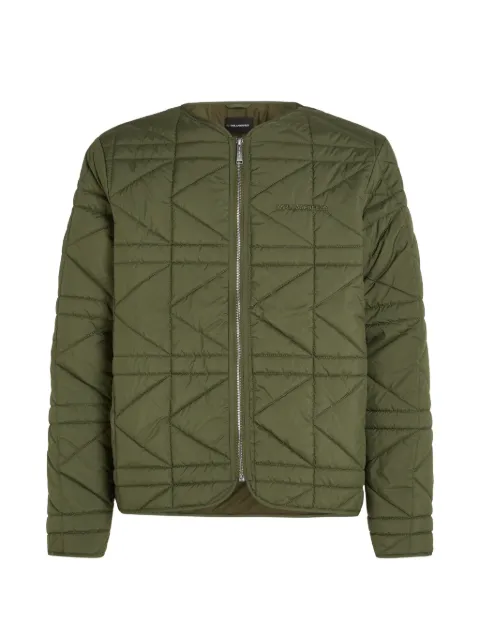 Karl Lagerfeld quilted lightweight jacket Green B1M150332LG