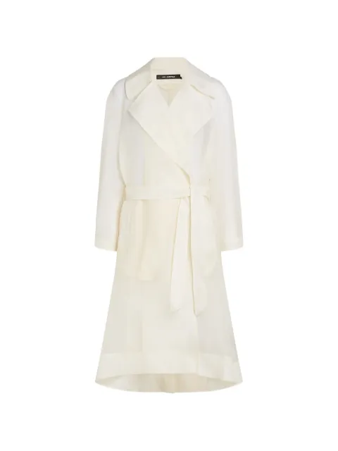 Karl Lagerfeld organza trench coat Neutrals B2W15004461