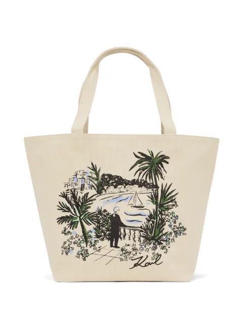 Karl Lagerfeld K/Essential reversible tote bag Neutrals B2W500191GW
