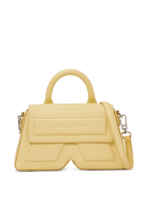 Karl Lagerfeld Ikon/K leather tote bag Yellow B2W302611LD
