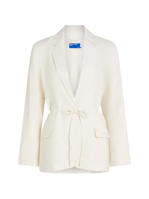 Karl Lagerfeld Jeans tie-waist blazer Neutrals B2W14030110