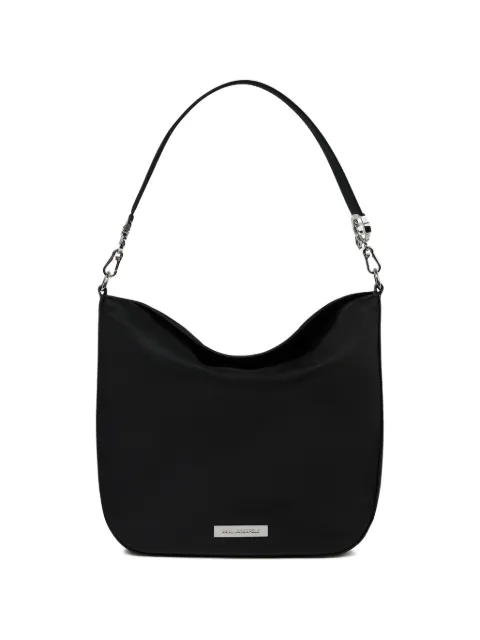 Karl Lagerfeld Ikon logo-plaque shoulder bag Black B2W30179999