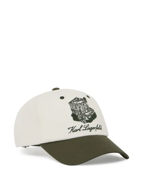 Karl Lagerfeld graphic-print baseball cap Neutrals B2M33065B09