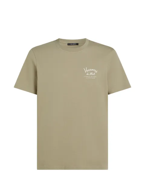 Karl Lagerfeld Vacances de Karl T-shirt Green B2M440012HN